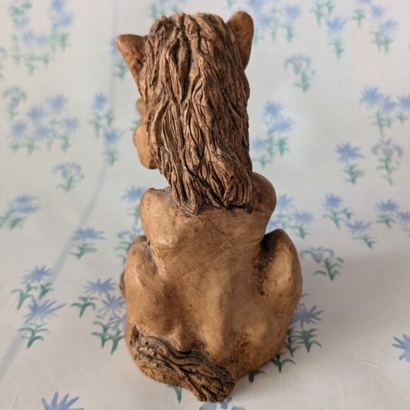 Vintage Bill Vernon Goofy Horse Figurine Collectible 1981 Wood Carved Shade Tree - Picture 2 of 5